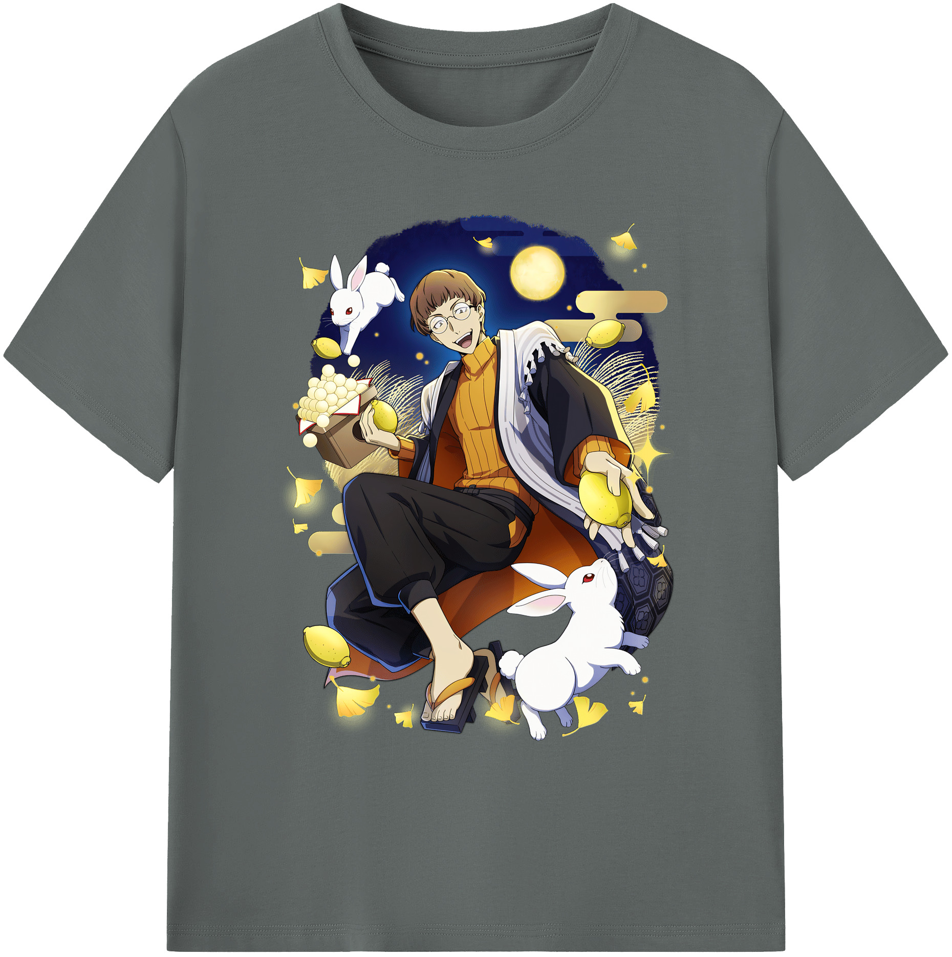 （画像用） 文豪ストレイドッグス Bungo Stray Dogs 綿100％ メンズ半袖Tシャツ｜肌触りやわらか＆通気性